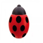 Toothbrush holder, ladybug, red color